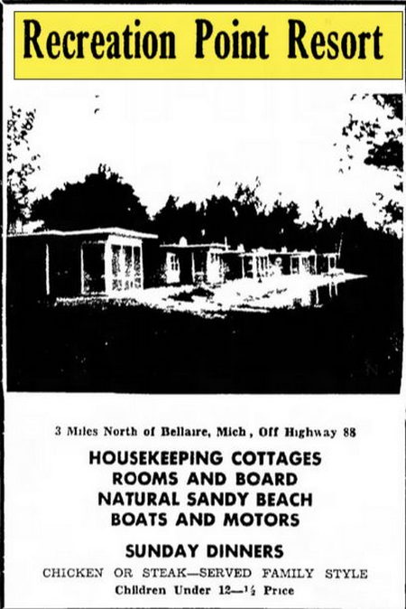 Recreation Point Resort - Aug 1954 Ad (newer photo)